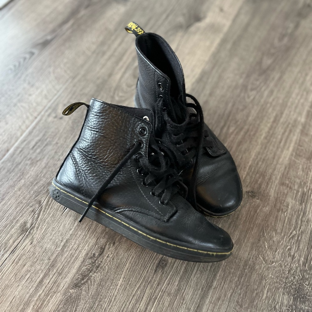 Dr. Martens Black Leather Boots